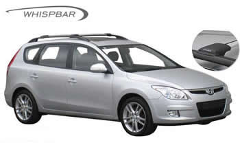 Hyundai i30 Wagon Yakima whispbar roof rack